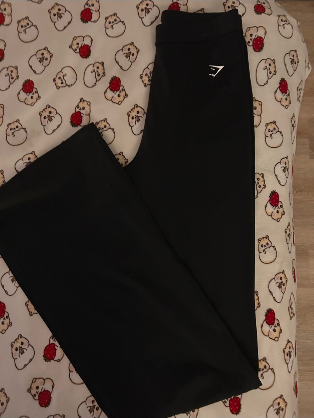 Women gymshark fitness workout leggins flare pants S
